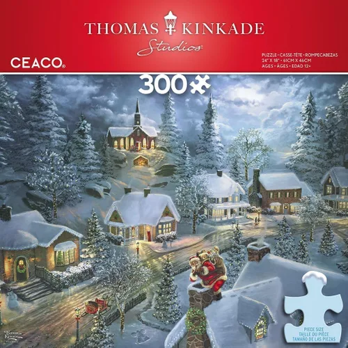 Miniatura 2 de Ceaco - Navidad - Noche Silenciosa de Santa - Rompecabezas de 300 Piezas