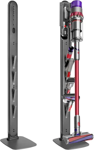 Soporte de aspiradora Haturi para Dyson V15, Gen5, V12, V11, V10, V8, V7, V6 - Soporte de almacenamiento de metal resistente con diseño de cable