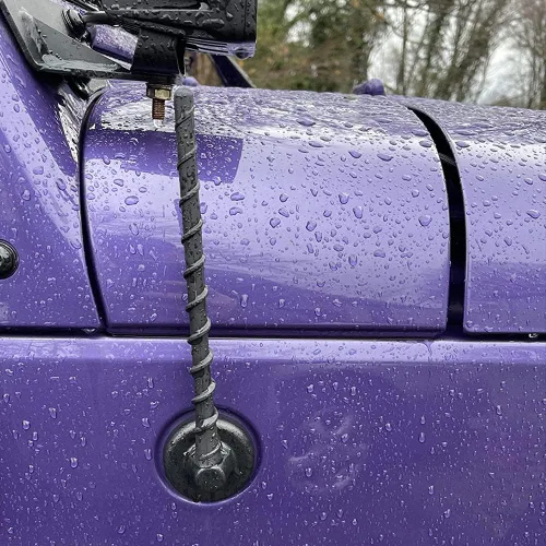 Miniatura 3 de Antena corta para Jeep Wrangler Gladiator Mojave Sahara Rubicon JK JL JT Unlimited Sport S Willys 4xe Accessories 2007-2025, antena de repuesto