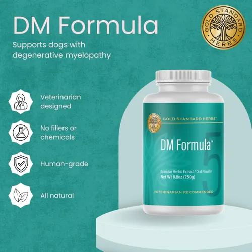 Miniatura 2 de Alivio degenerativo de mielopatía para perros DM, extracto de hierbas granulares naturales (8.82 oz)