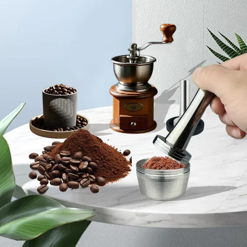 Miniatura 5 de Tamper de café 1.535 in 1.575 in, Espresso Tamper 1.535 in 1.575 in 1.535 in 1.575 in 1.535 in 1.575 in 304 Acero inoxidable Espresso Café Tamper