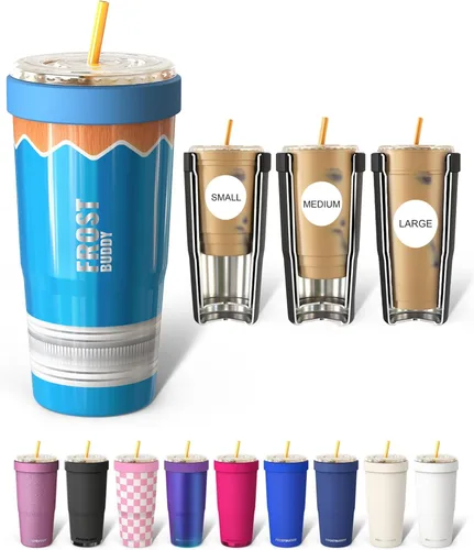 Miniatura 33 de Frost Buddy Togo Buddy 30oz Stainless Steel Vacuum Insulated Tumbler To Go Coffee Cup – Iced Coffee Sleeve, Travel Mug, Thermal Cup for Hot & Cold