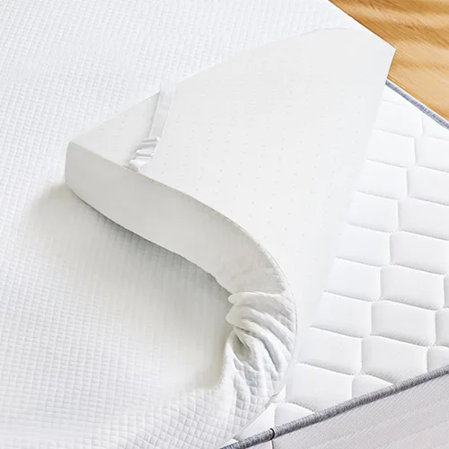 Miniatura 10 de Sweetcrispy Cubrecolchón Queen de espuma viscoelástica de 2 pulgadas de grosor con infusión de gel para cama tamaño Queen, sofá cama, caravana