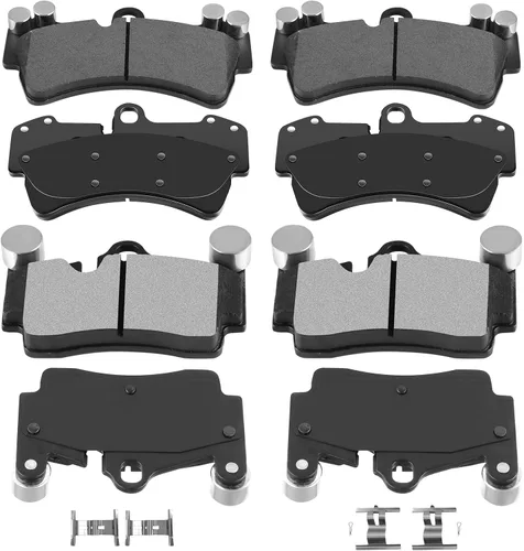 Miniatura 29 de ECCPP - Juego de 4 pastillas de freno de disco de cerámica traseras para 1994 1995 1996 1997 1998 1999 2000 2001 2002 2003 2004 para Ford Mustang
