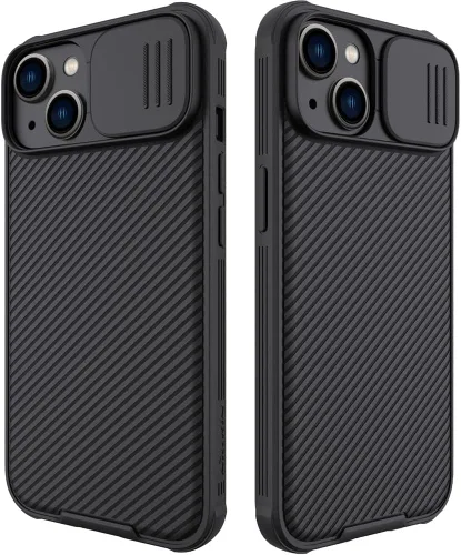 Miniatura 12 de Mangix Funda para iPhone 13 con Cubierta de Cámara, Ajuste Delgado Funda Protectora de Policarbonato Resistente a Golpes con Cubierta Deslizante