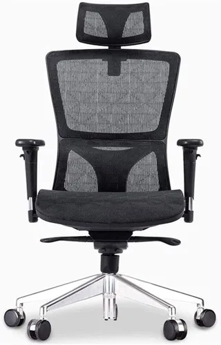 Miniatura 7 de Commercial Ergonomic High Back Executive Mesh Chair, with Adjustable Lumbar Support, Headrest and 3D Armrests Configure Chassis Functions(Black)