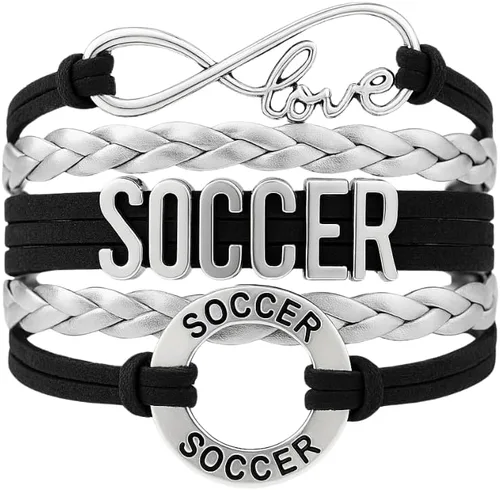 Miniatura 40 de Sportybella - Pulsera de fútbol ajustable, regalo para jugadores