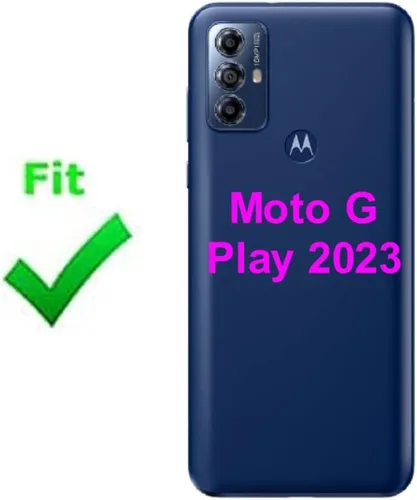 Miniatura 2 de Bandeja de tarjeta SIM individual de repuesto para Motorola Moto G Play 2023 XT2271 XT2271 XT2271DL (azul marino) con pasador de expulsión de acero