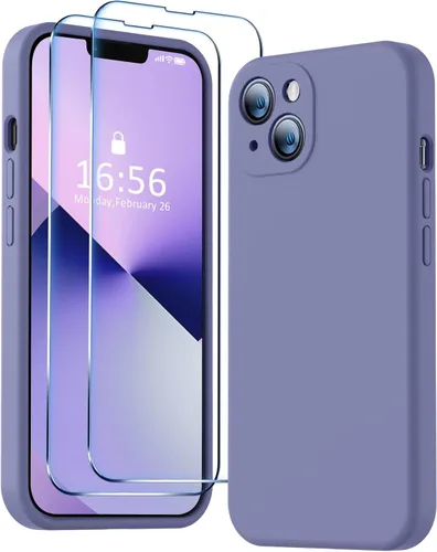 Miniatura 24 de BossKiss Funda compatible con iPhone 13 Pro, silicona de alta calidad mejorada [protección de cámara] [2 protectores de pantalla]
