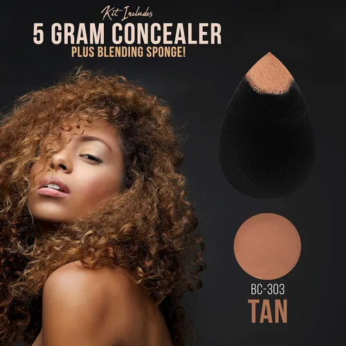 Miniatura 4 de Belloccio - Sistema de maquillaje profesional para aerógrafo de belleza con 4 tonos medianos de base en botellas de 1/4 onza – el kit incluye rubor