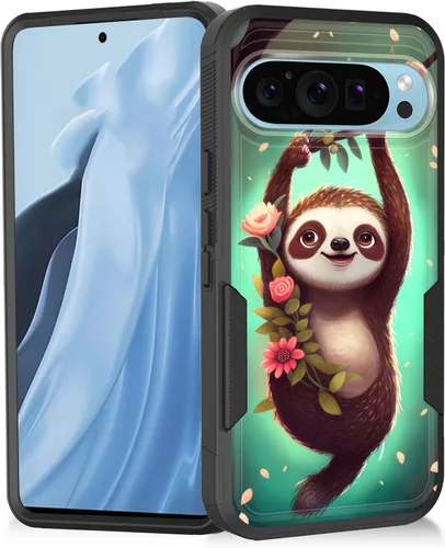 Miniatura 89 de Funda para Pixel 7a, resistente de doble capa híbrida de policarbonato duro de goma suave a prueba de golpes para Google Pixel 7A 6.1 pulgadas