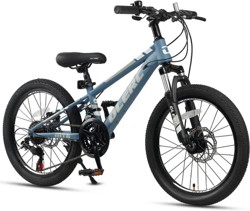 Miniatura 19 de Glerc Bicicleta de montaña para niños de 20, 24 y 26 pulgadas, bicicleta de montaña para niños y niñas a partir de 6 años, bicicleta Skyline de 21