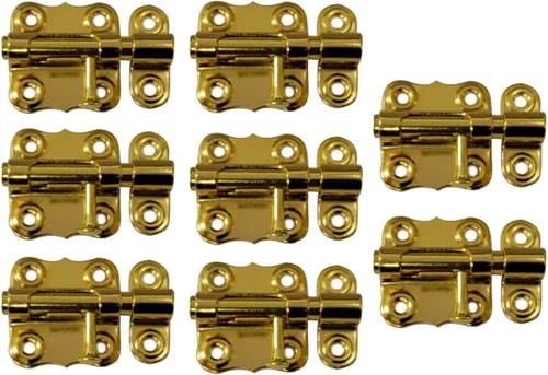 Miniatura 19 de QCAA Deco Perno de barril deslizante de acero duradero, 2 pulgadas, revestimiento negro, paquete de 4, fabricado en Taiwán Recubierto negro (2")