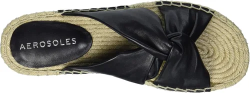 Miniatura 5 de Aerosoles Sandalia casual para mujer, Cuero negro