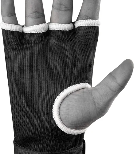 Miniatura 7 de FISTRAGE Guantes interiores de boxeo para puñetazos, vendajes acolchados elásticos debajo de las manoplas, soporte de muñeca largo y rápido
