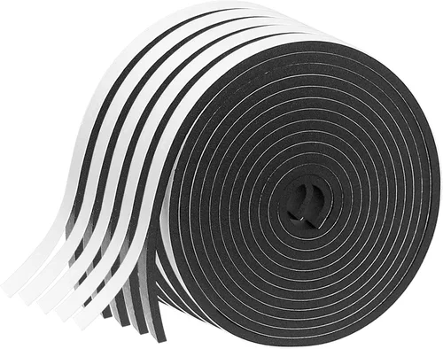 Miniatura 21 de Tira de Sellado Meteorológico para Puertas, Tira de Sellado para Puertas y Ventanas, 1 Pulgada x 1/8 Pulgada x 33 Pies, Cinta de Aislamiento