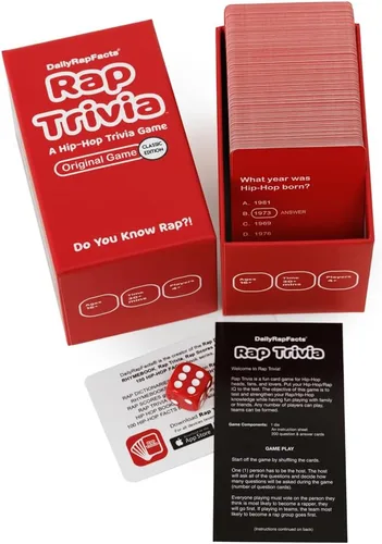 Miniatura 2 de Rap Trivia: Un juego de trivia de hip-hop para la noche de eventos familiares o grupales