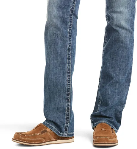 Miniatura 5 de ARIAT Women's R.e.a.l. Mid Rise Stretch Icon Stackable Straight Leg Jean