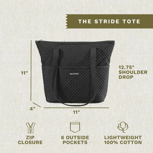 Miniatura 3 de Bella Taylor Stride Tote Bolsos ligeros de tela acolchada para mujer