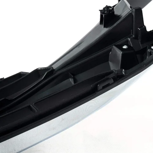 Miniatura 6 de PIT66 Rejilla delantera superior del parachoques en capó negro con cromo compatible con Honda Civic 10th Limousine 2016 2017 2018 parrilla para Civic
