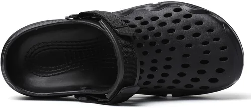 Miniatura 4 de Zuecos de verano antideslizantes para hombre, zapatos de jardín ligeros y suaves, zuecos para jardín, cocina, exteriores, playa, patio, piscina