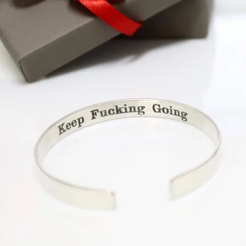 Miniatura 7 de Pulsera de plata pura 925 de plata esterlina maciza para hombre, brazalete contemporáneo de 0.315 in de ancho grabado para hombre, regalo