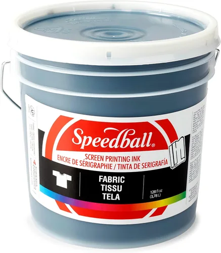 Miniatura 19 de Speedball Tinta de impresión de pantalla de tela, 8 onzas, color negro para impresión de camisetas y serigrafía