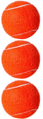 Miniatura 8 de Pelotas de tenis, paquete de 3 pelotas de tenis de práctica para principiantes, entrenamiento jugando pelotas de tenis para perros mascotas Rosa
