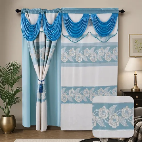 Miniatura 11 de YHSF Cortinas elegantes para oscurecer la habitación para sala de estar y dormitorios, 54 pulgadas de ancho x 84 pulgadas de largo, juego de 2 Marrón