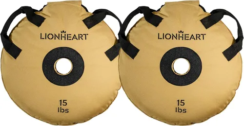 Miniatura 12 de Lionheart Sand Bag Weight Plates Set Sandbags for Working Out Home Gym Bumper Plates Travel-Friendly Sandbag for Fitness & Weight Training