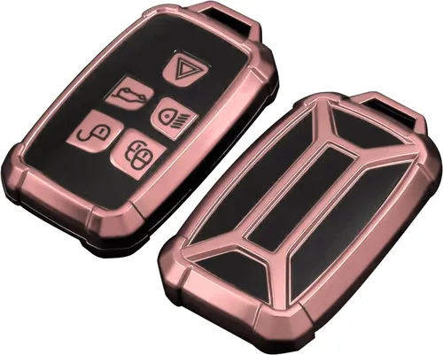 Miniatura 8 de x xotic tech Funda para llavero compatible con Range Rover Evoque Discovery LR4 Land Rover Sport o Jaguar XF XJ F-PACE F-Type 5 botones, protección