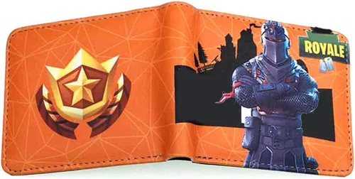 SFZWCZ Cartera bi-Fold para niños y jóvenes, con monedero, Battle Royale, regalo de videojuegos, bolsillo corto, 16, Minimalista