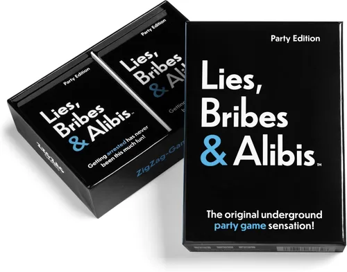 Miniatura 2 de Lies, Bribes & Alibis - Un divertido juego de cartas de fiesta para adultos para citas nocturnas, fiestas universitarias, reuniones amistosas