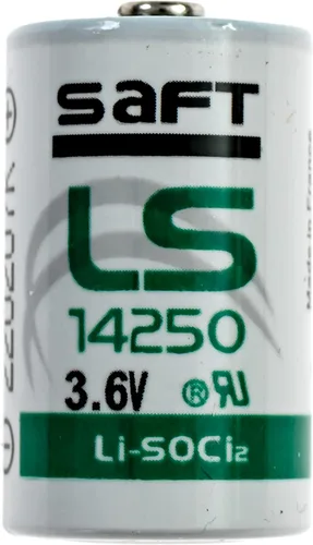 Miniatura 4 de Saft LS14250 3.6V 1/2AA batería de litio, 3.6 voltios 1200mAh, GE Simon XT