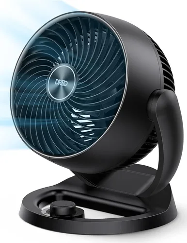 Miniatura 4 de Paquete de ventilador de torre DREO para dormitorio, ventilador de suelo silencioso Velocity de 25 pies/s, ventiladores oscilantes de 90° con 4
