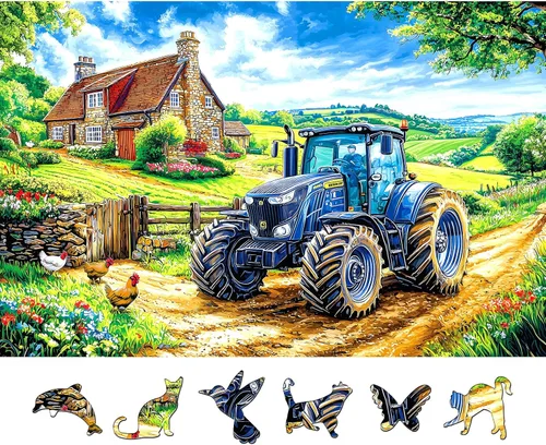 Miniatura 25 de Rompecabezas de 500 piezas para adultos, divertido rompecabezas de dibujos animados coloridos con letras en la parte posterior, bañera de pato