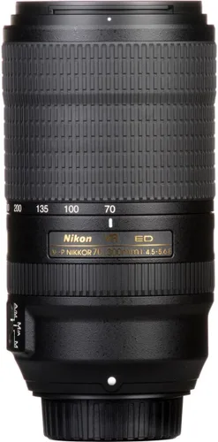 Miniatura 4 de Nikon AF-P NIKKOR 2.756-11.811 in f/4.5-5.6E ED VR Lente de cámara digital Slr con zoom fijo, color negro