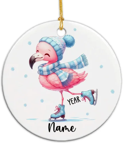 Miniatura 17 de Adorno personalizado de reno para la primera Navidad, adornos de cerámica de reno bebé para árbol de Navidad 2025, adorno de Navidad del primer