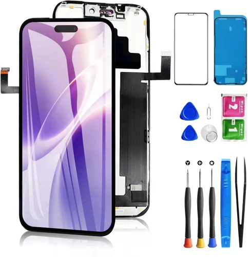 Miniatura 28 de para iPhone 8/SE 2020 2ª Generación Pantalla de Repuesto Blanca, Diykitpl Ensamblaje Completo Pantalla LCD Digitalizadora Táctil 3D para SE 2020