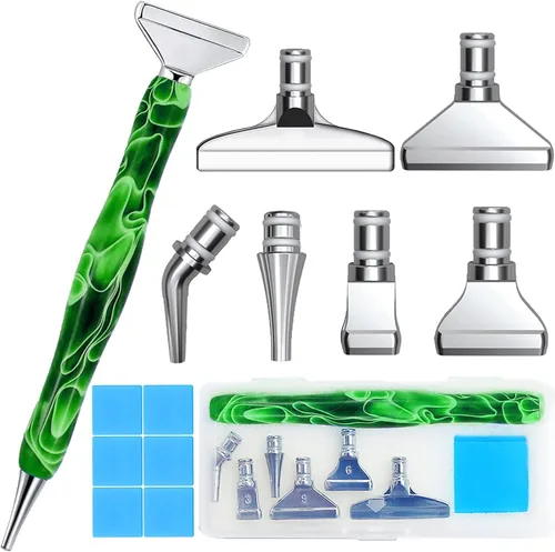 Miniatura 11 de Heyseri Bolígrafos de arte de diamante, bolígrafo de pintura de diamante "Classic Wax Stylus", accesorios tradicionales de herramientas de pintura