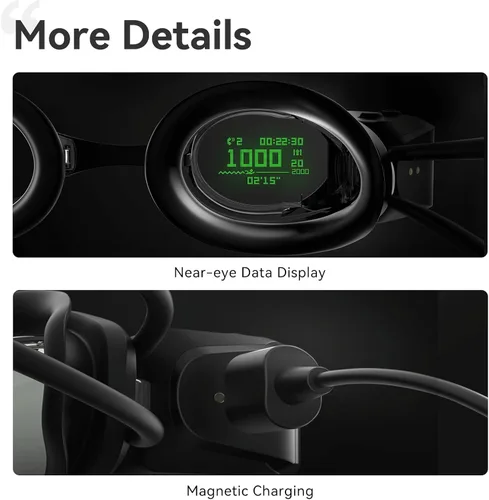 Miniatura 6 de Holoswim Gafas de Natación Inteligentes, Gafas de Natación 2S AR, Pantalla Digital HD en Tiempo Real, Aplicación de Análisis de Datos con IA