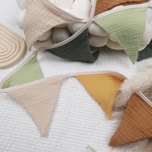 Miniatura 5 de Banderines, Banderines para habitación de bebés y niños pequeños, para decoración de guardería, cumpleaños, boda boho, fiesta de baby shower, evento