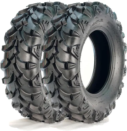 Miniatura 15 de GarveeTech - Juego de 2 neumáticos para ATV UTV todo terreno 24x8-12, 6PR, neumáticos sin cámara para todo terreno resistente para barro y arena