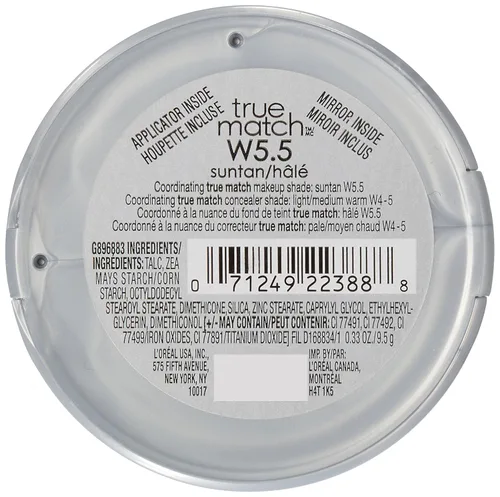 Miniatura 2 de L 'Oreal Paris, True Match, Polvo, 0.33 onzas, Suntan