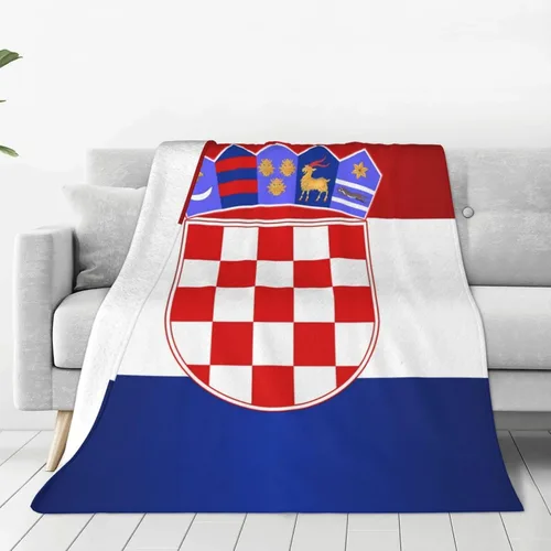 Miniatura 19 de Bonita manta de bandera de Costa Rica súper suave de 60 x 50 pulgadas para cama, sofá, silla, campamento, sala de estar y oficina Bandera de Costa