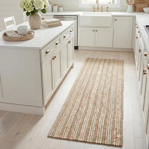 Miniatura 58 de SAFAVIEH Alfombra 9x12 - Colección de fibra natural - Grande - Marrón, Yute hecho a mano, estilo granja, textura gruesa de pelo grueso (NF447D)