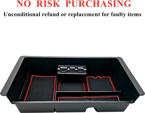 Miniatura 7 de Organizador de bandeja de consola central compatible con accesorios GMC Sierra 2014-2018, (2015-2020) Yukon/Chevy Tahoe Silverado Suburban, caja