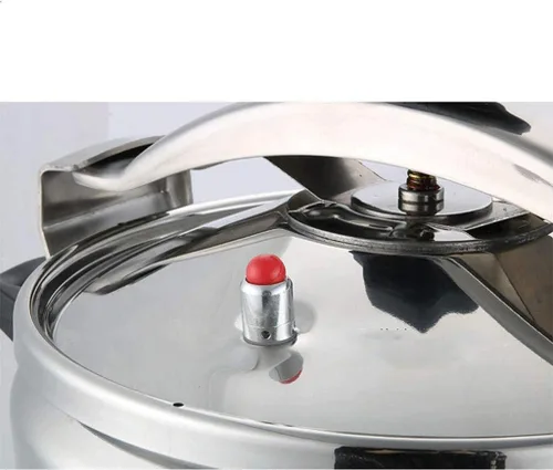 Miniatura 4 de Olla a presión de acero inoxidable con tapa de fácil bloqueo, olla a presión eléctrica multifunción para saltear, vapor y arroz preestablecidos