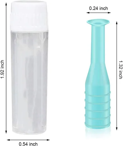 Miniatura 3 de Removedor de lentes de contacto duro, paquete de 10 insertadores RGP para lentes suaves y duras, removedor de lentes de contacto, 10