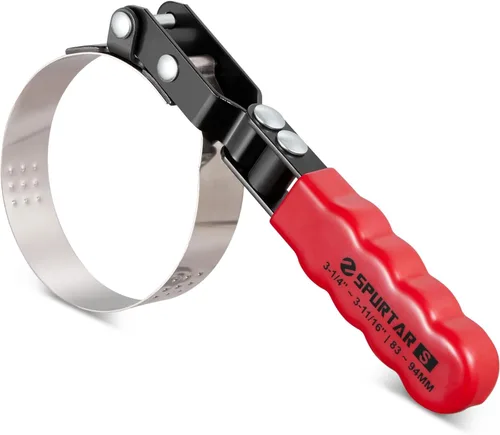 Miniatura 13 de Spurtar Juego de llaves giratorias para filtro de aceite de 5 piezas Ajustable Llave de 2-3/4" a 5-1/4" (70-133mm) Herramienta universal de 12